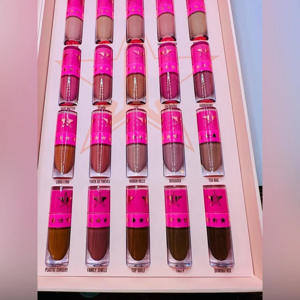 NEW! Jeffree Star Cosmetics Mini Nude Liquid Lipstick Vault